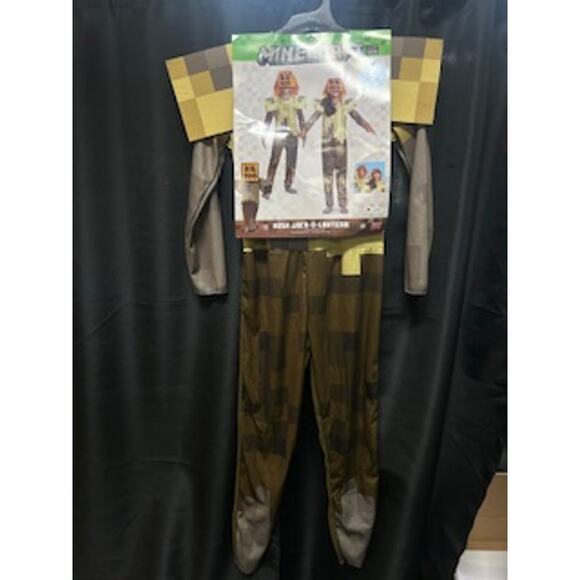NWT- Minecraft Husk Jack O'lantern Costume, Hooded Jumpsuit Costume- Medium - Picture 6 of 7